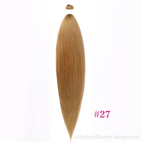 26 Inch 90G Natural Looking End Ultra Light Japanese Kanekalon Synthetic Fiber Easy Hair Pre stretched Braid Hair